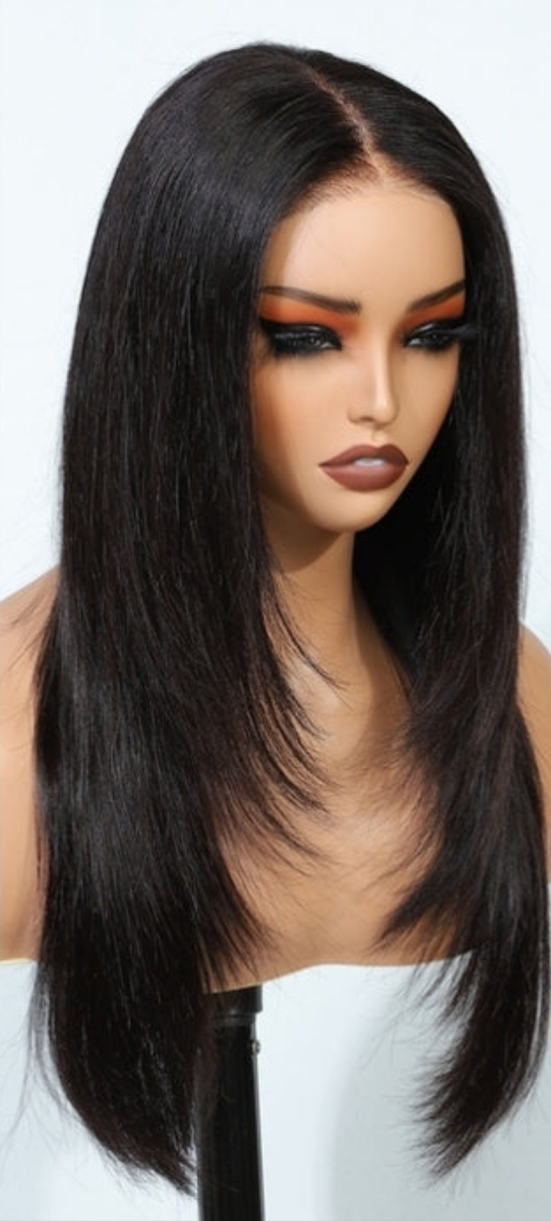 Layer 1 Sleek Straight glueless Wig