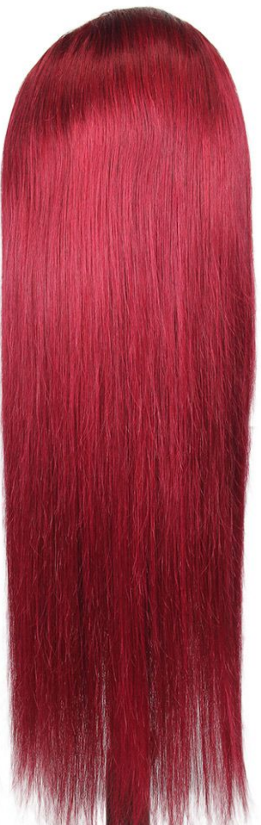 Vibrant Red Straight Lace Front Wig – Sleek & Bold