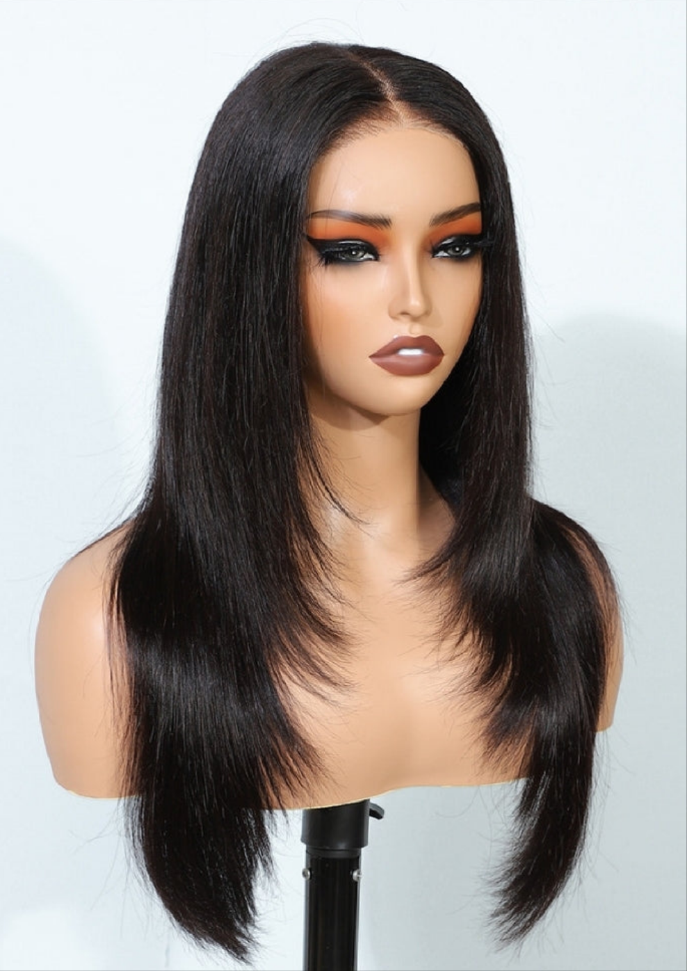 Layer 1 Sleek Straight glueless Wig