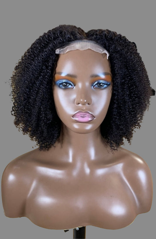 KY Kinky Curly Lace Front Wig