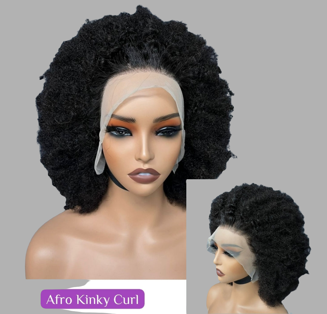 Afro Kinky Curl Lace Front Wig