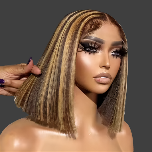 Sleek Chic Bob Lace Front Wig – Effortlessly Elegant